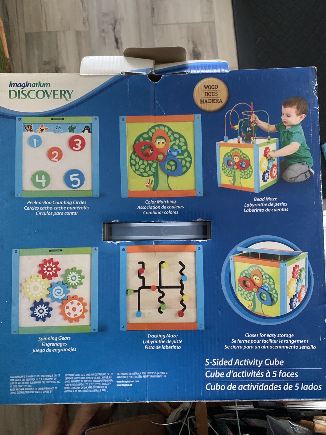 Kids Imaginarium Discovery Activity Cube