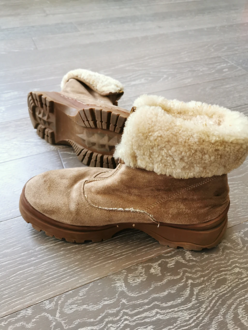 Winter boots suede wool 8-8.5 - photo 2