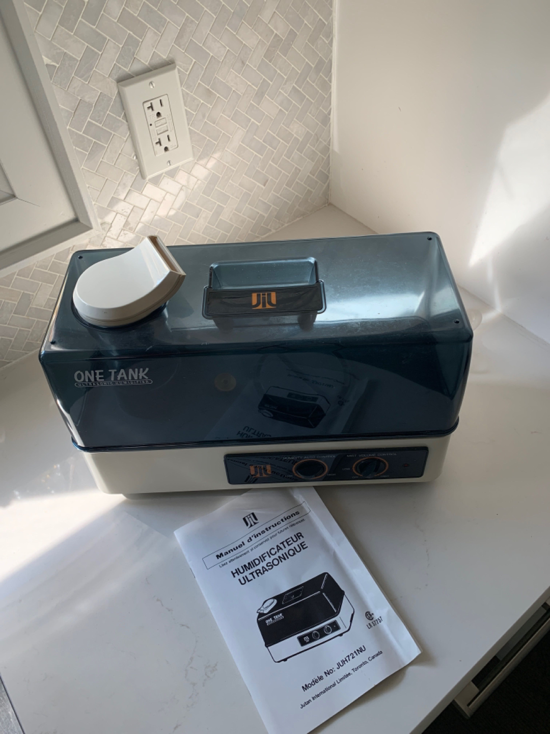 Ultrasonic humidifier with 6 L water tank image indicator(6)