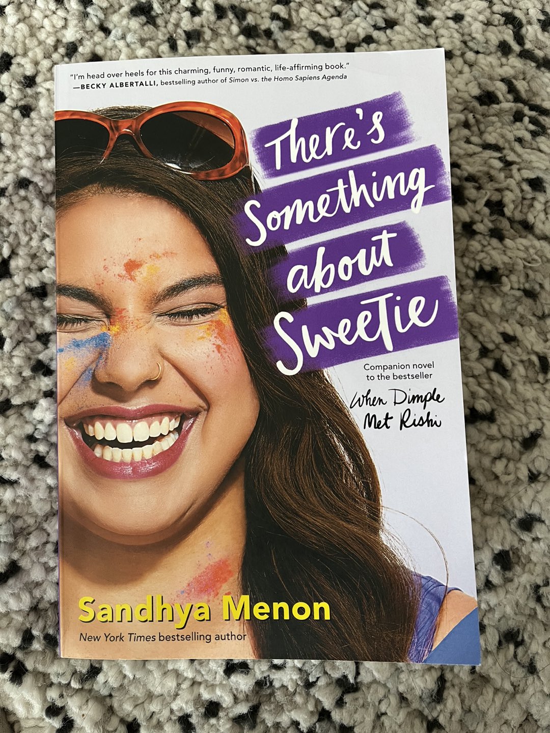 There’s something about sweetie romance novel by Sandhya menon thumbnail