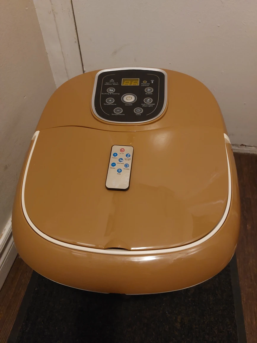 All-in-One Heat Bubble Vibration Foot Spa Massager image indicator(9)