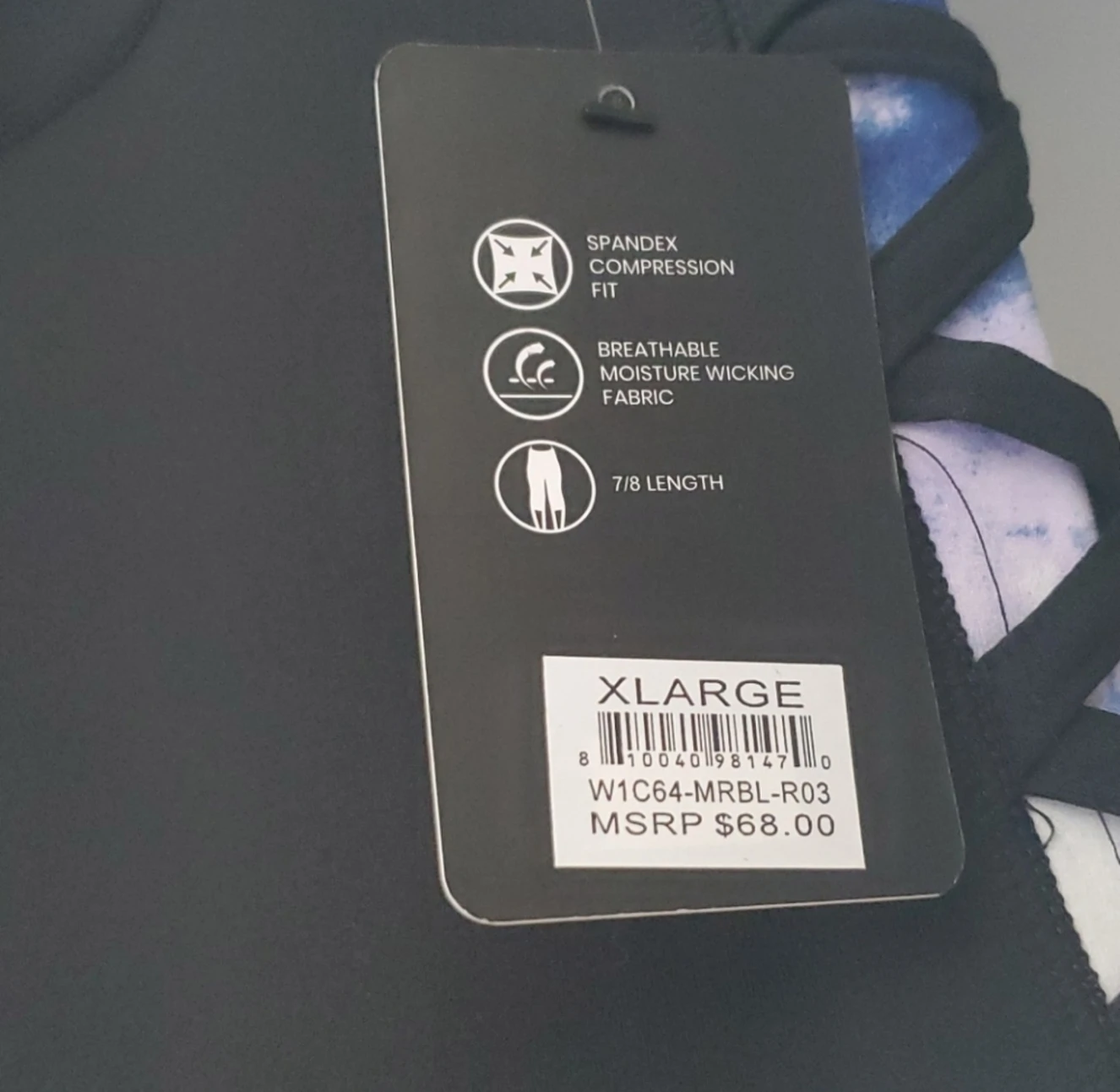 BNWT workout mid calf leggings image indicator(4)