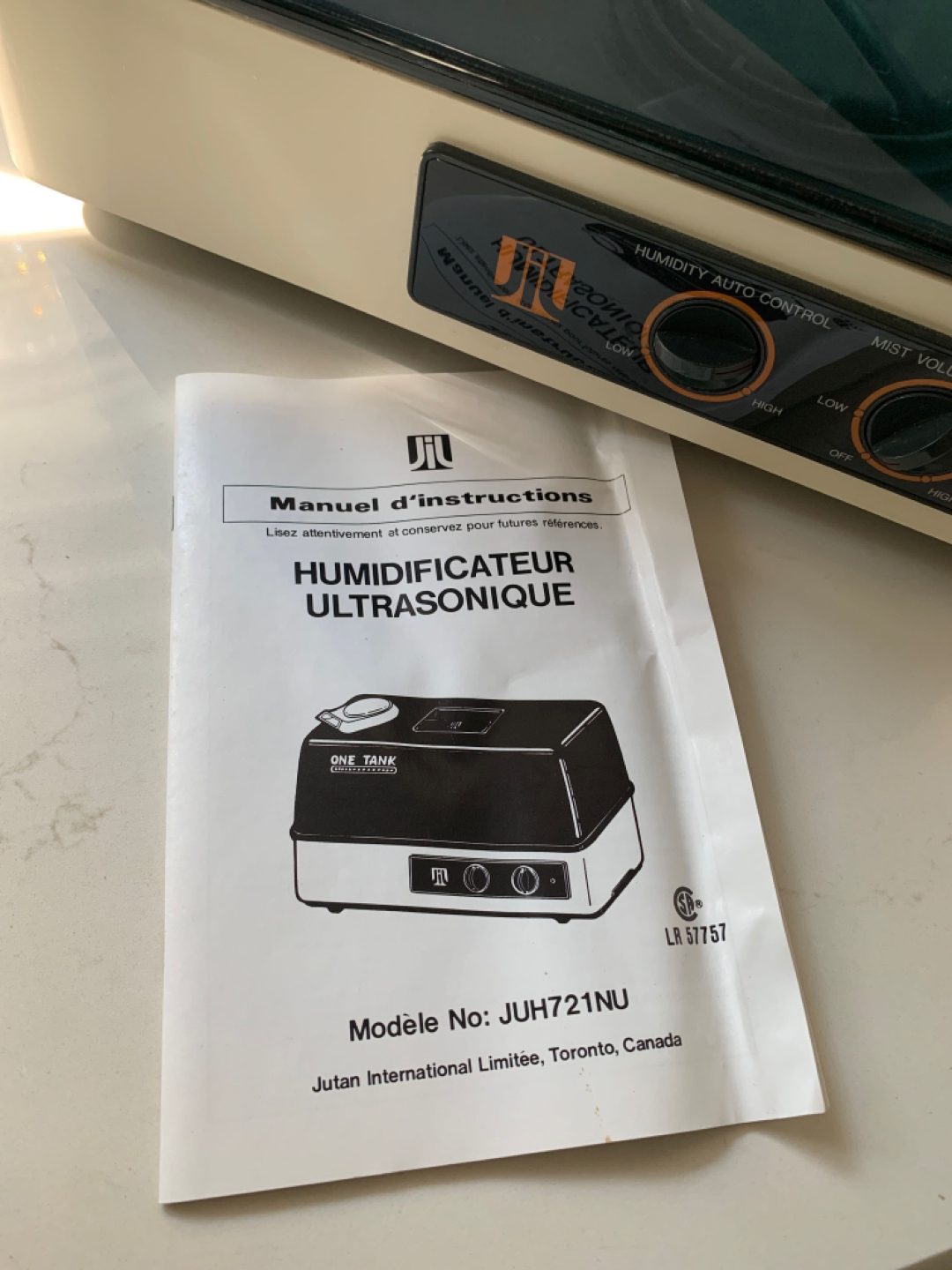 Ultrasonic humidifier with 6 L water tank image indicator(5)