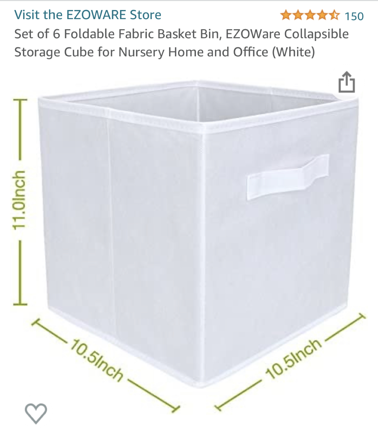6 Folding Storage Cubes - photo 2