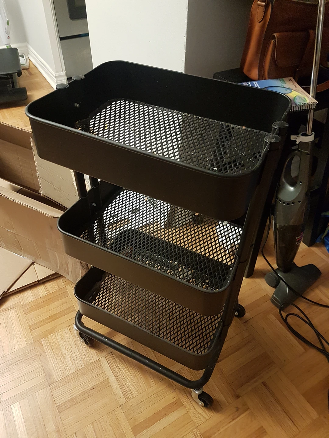 Ikea Raskog Utility Cart Black
