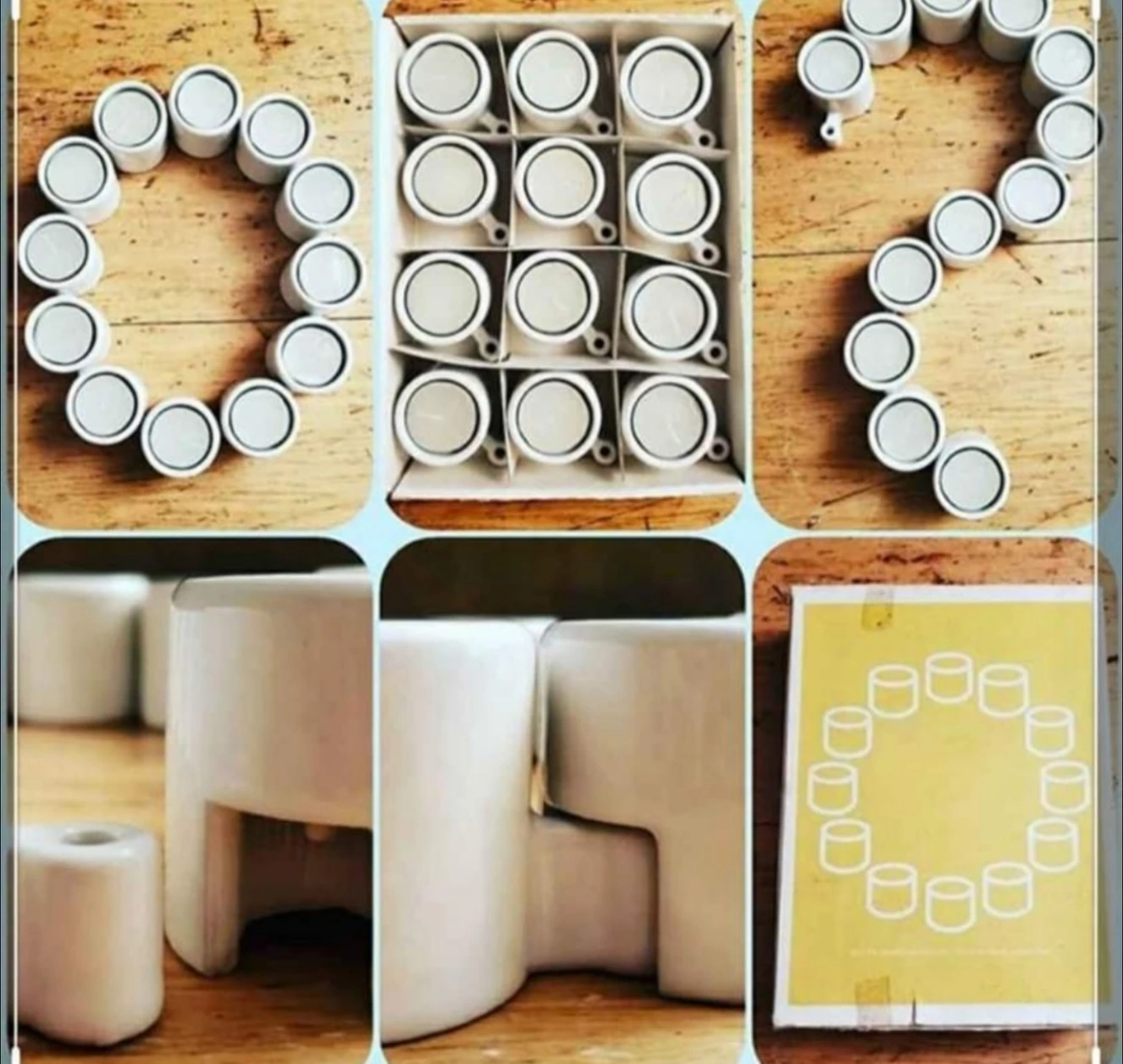 vintage ikea votive candle holders. thumbnail