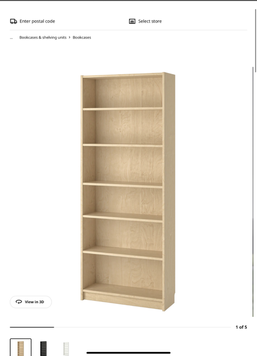 MOVING SALE IKEA Bookshelves (beige color) thumbnail