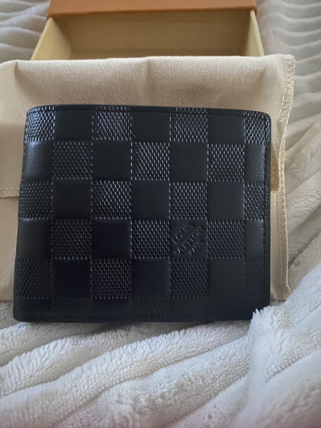 Black Leather Wallet  MENS - photo 2