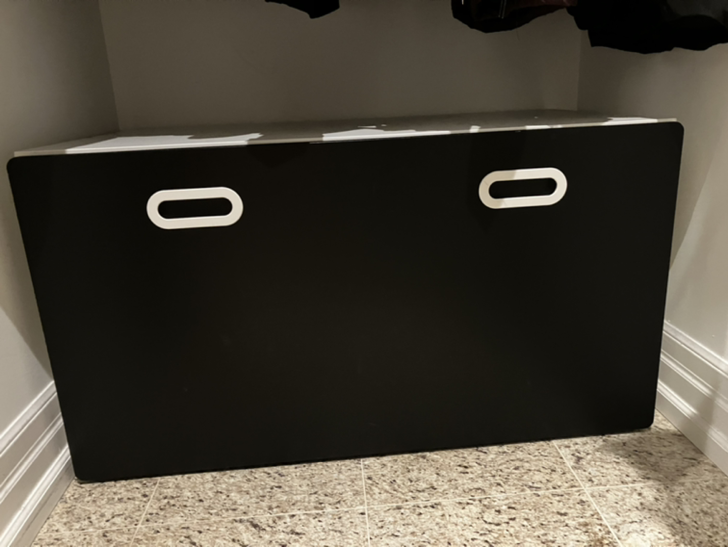 IKEA STUVA / FRITIDS Bench with storage (white and black)