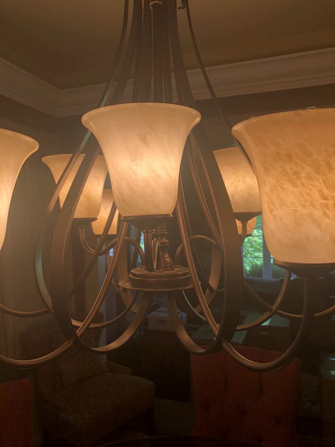 Hubbardton Forge nine point chandelier - photo 3