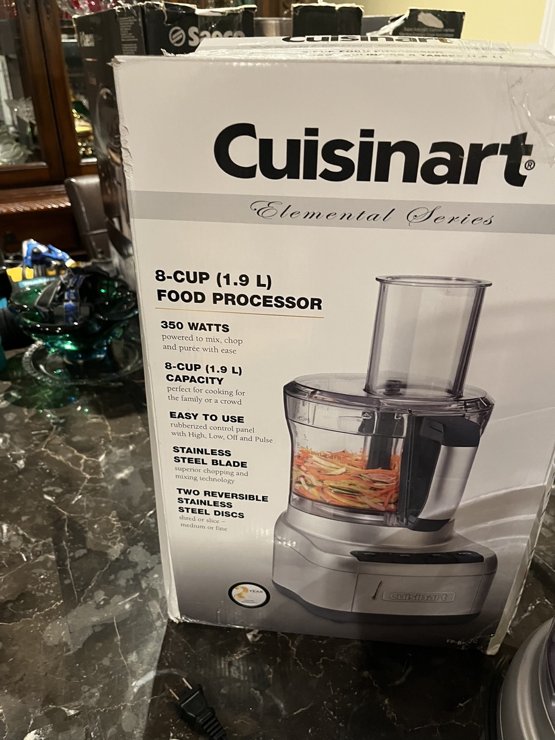 Cuisinart 8-Cup Food Processor, Silver - photo 2