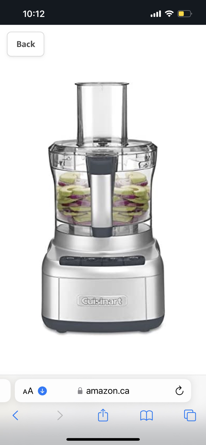 Cuisinart 8-Cup Food Processor, Silver