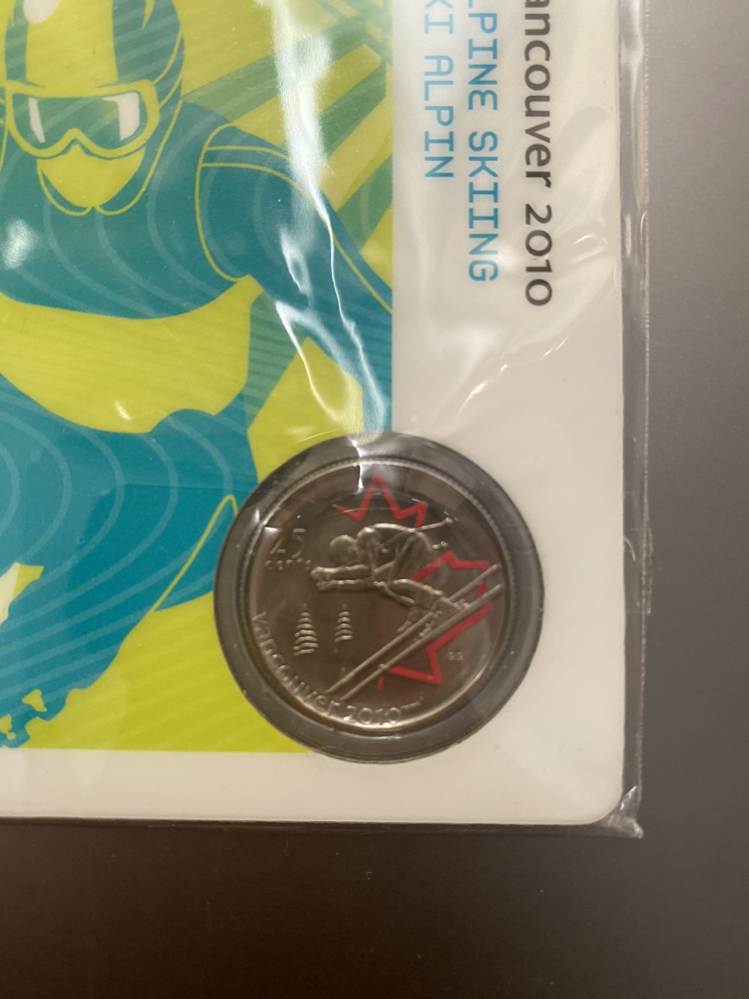 2007-2008 Mule coin 25c coin Alpine asking Olympics 2010🍀 image indicator(2)