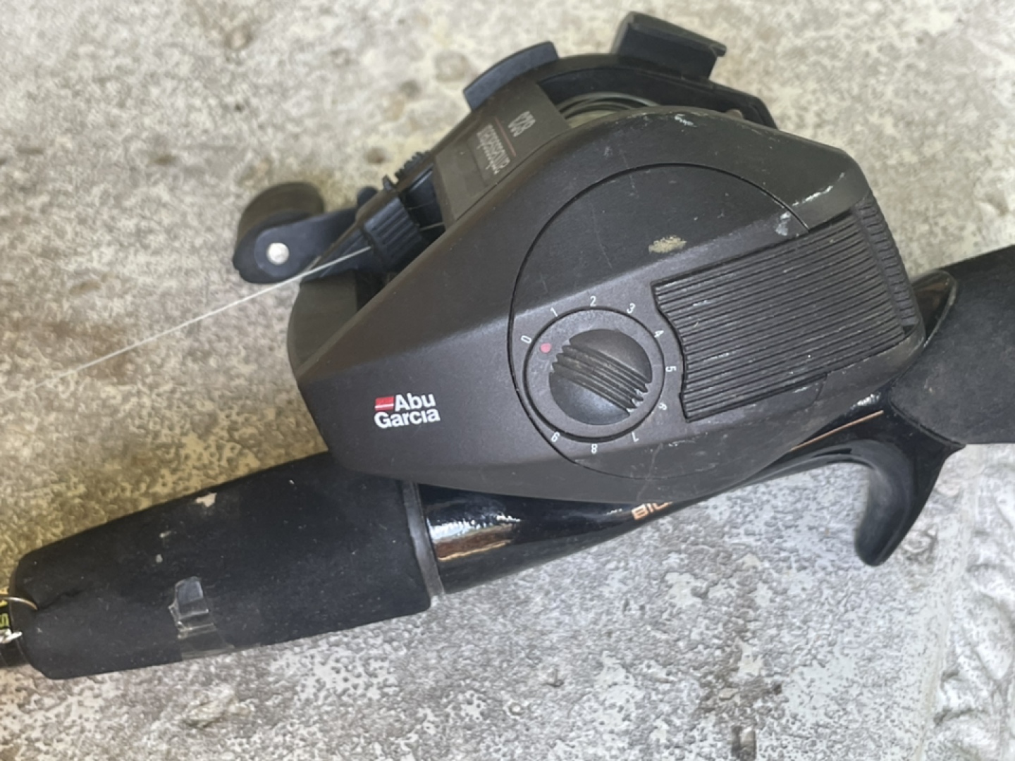 Abu Garcia fishing Reel, rod and tackle box with Lures - photo 2