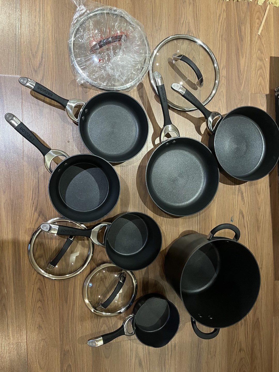 Circulon Symmetry  Hard Anodized Nonstick 11-Piece Cookware Set