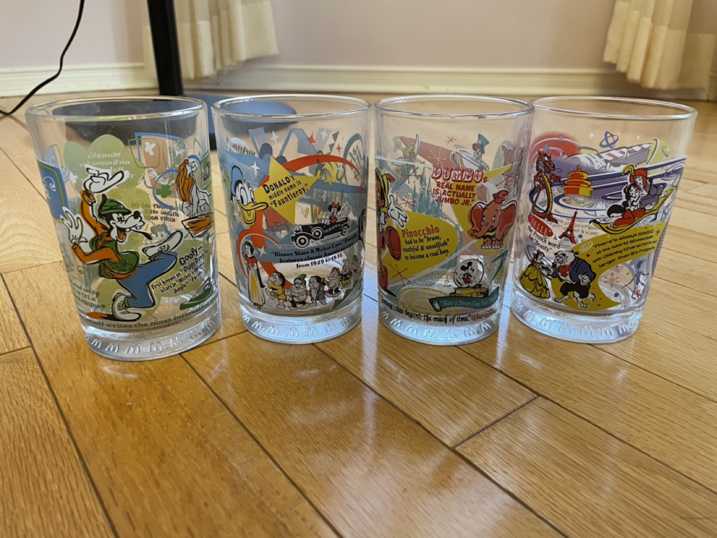 Vintage McDonald's Disney 100 years of magic glass (set of 4) thumbnail