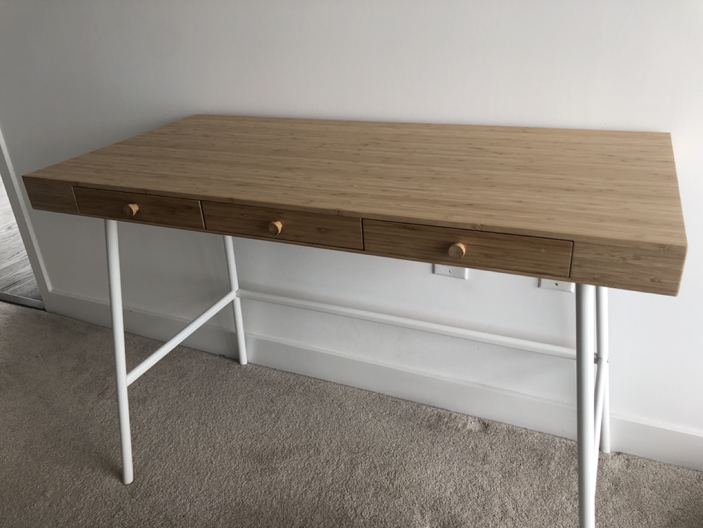 IKEA Desk “LILLÅSEN”, bamboo - photo 3