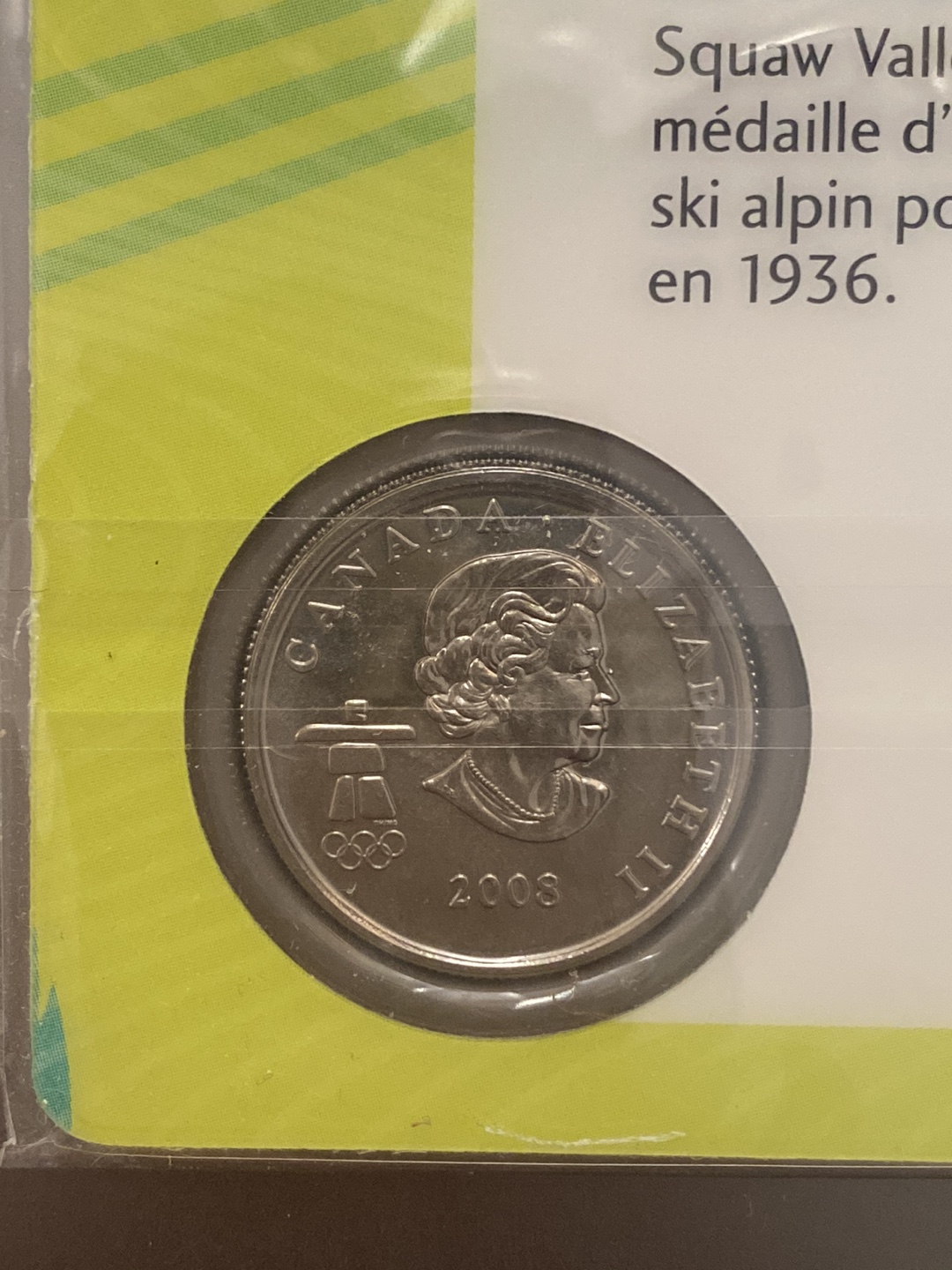 2007-2008 Mule coin 25c coin Alpine asking Olympics 2010🍀 image indicator(4)