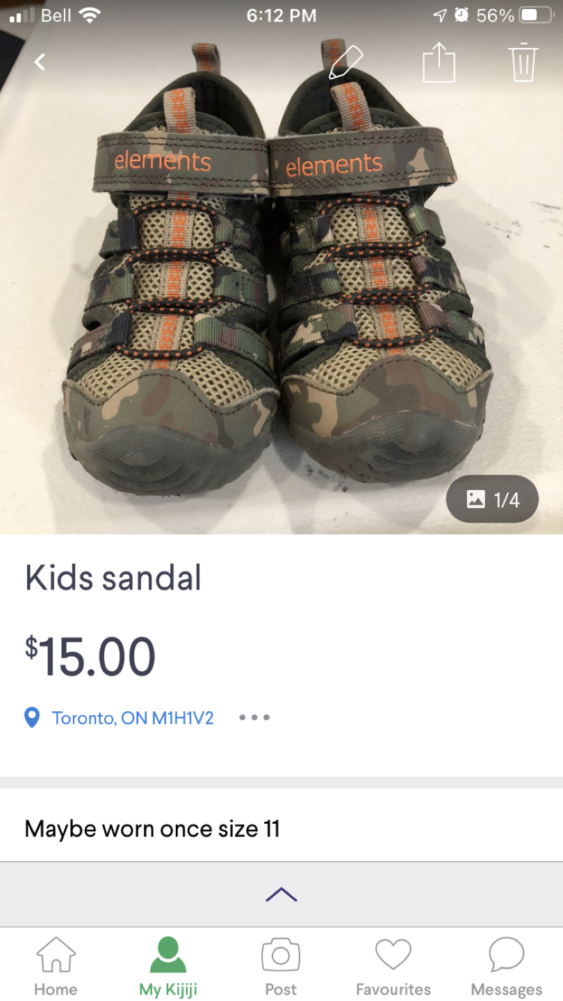 Kids sandal