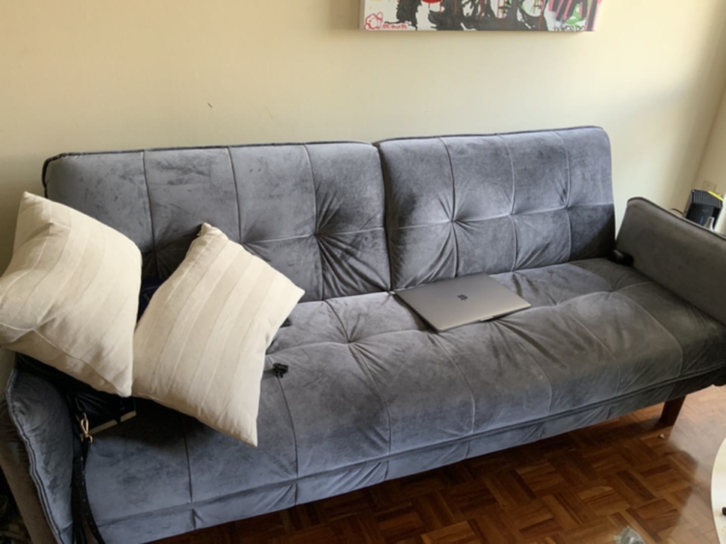 MOVING SALE STRUCTUBE Sofa Bed 2-4 Seater (free pillow) thumbnail