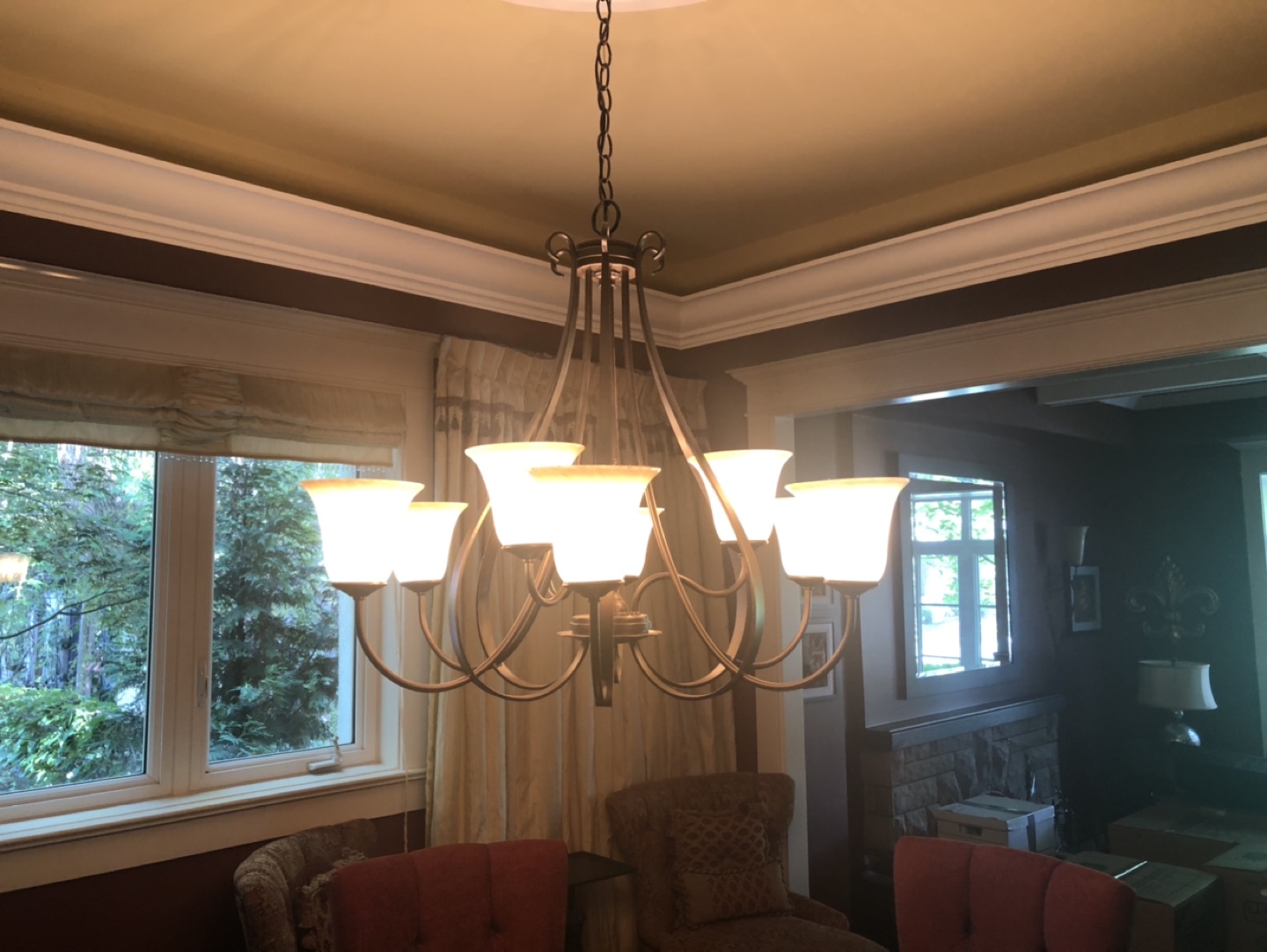 Hubbardton Forge nine point chandelier - photo 2