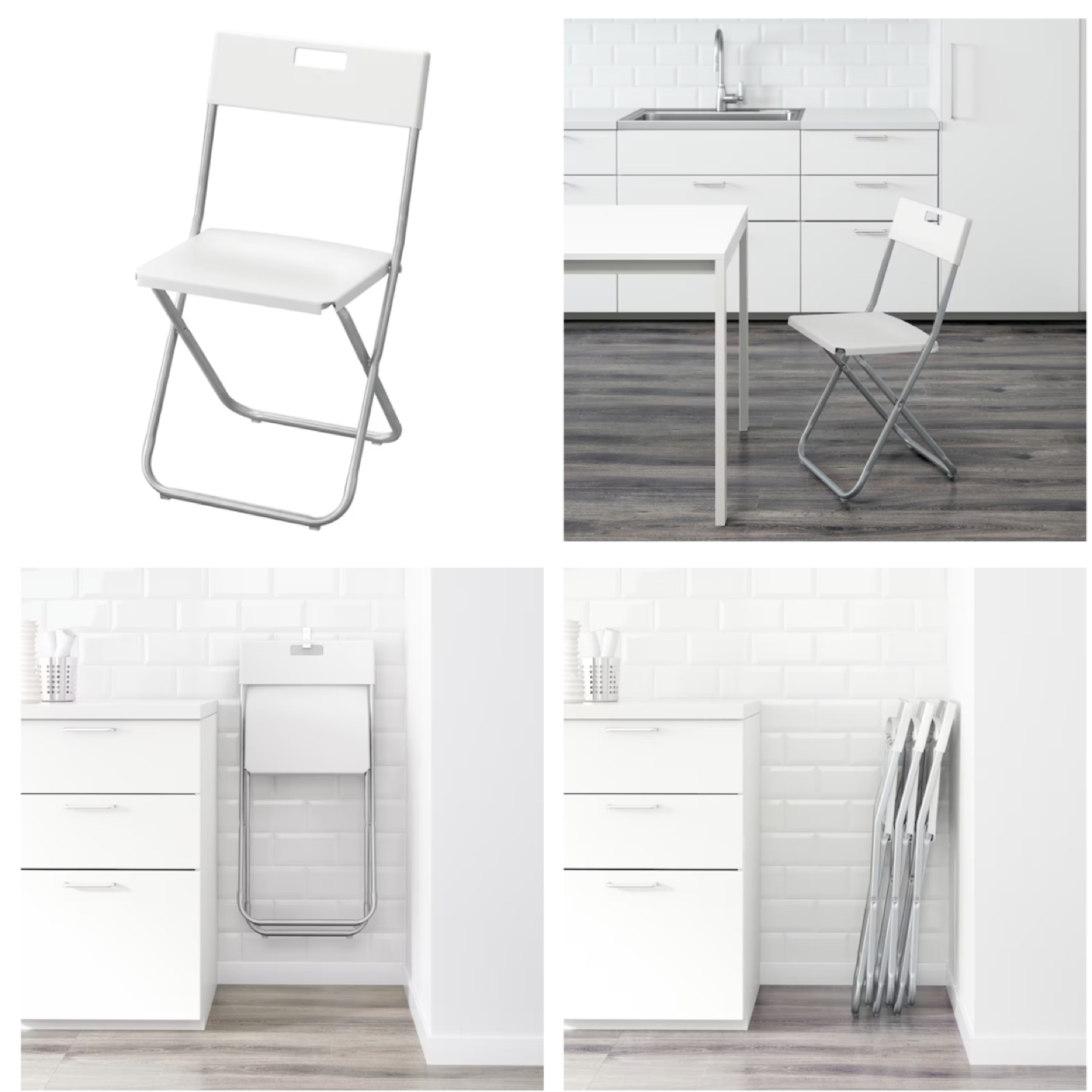 IKEA GUNDE Folding chair, with chair pad - photo 4