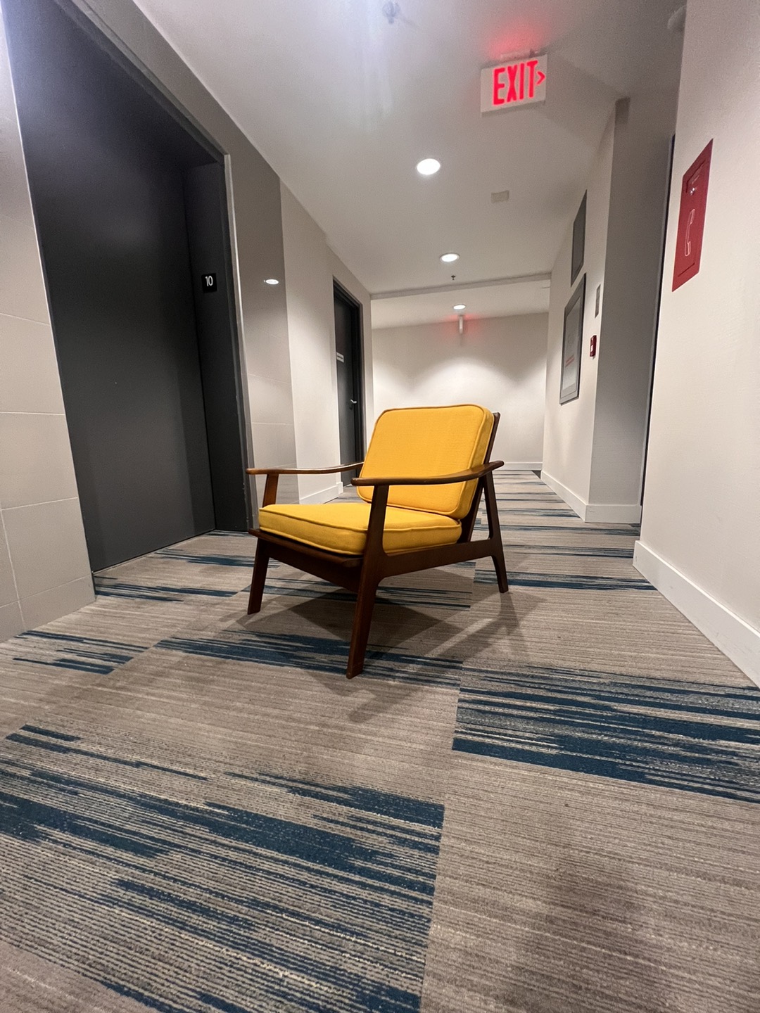 Mid-Century Walnut Lounger with new upholstery thumbnail