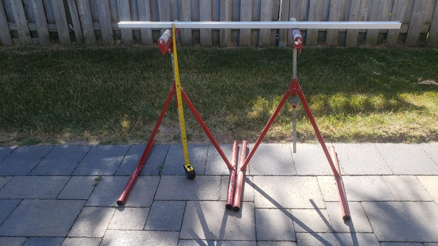 Steel roller stand pair thumbnail