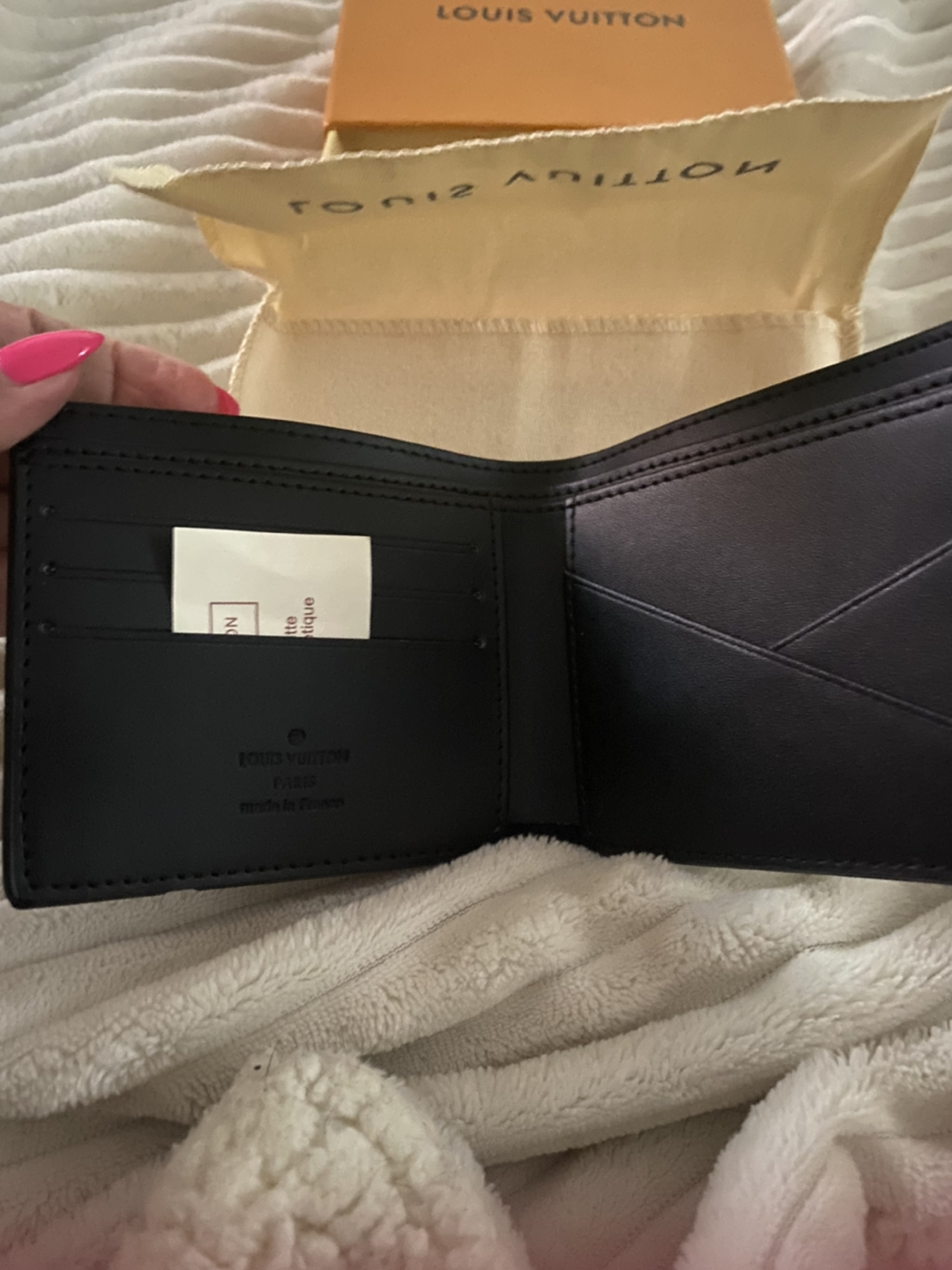 Black Leather Wallet  MENS - photo 3