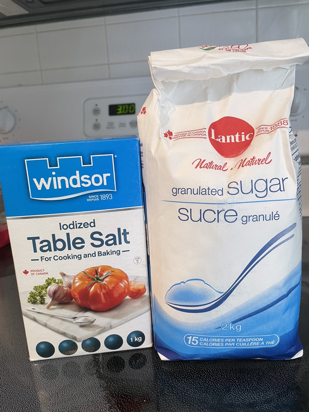 Sugar and salt