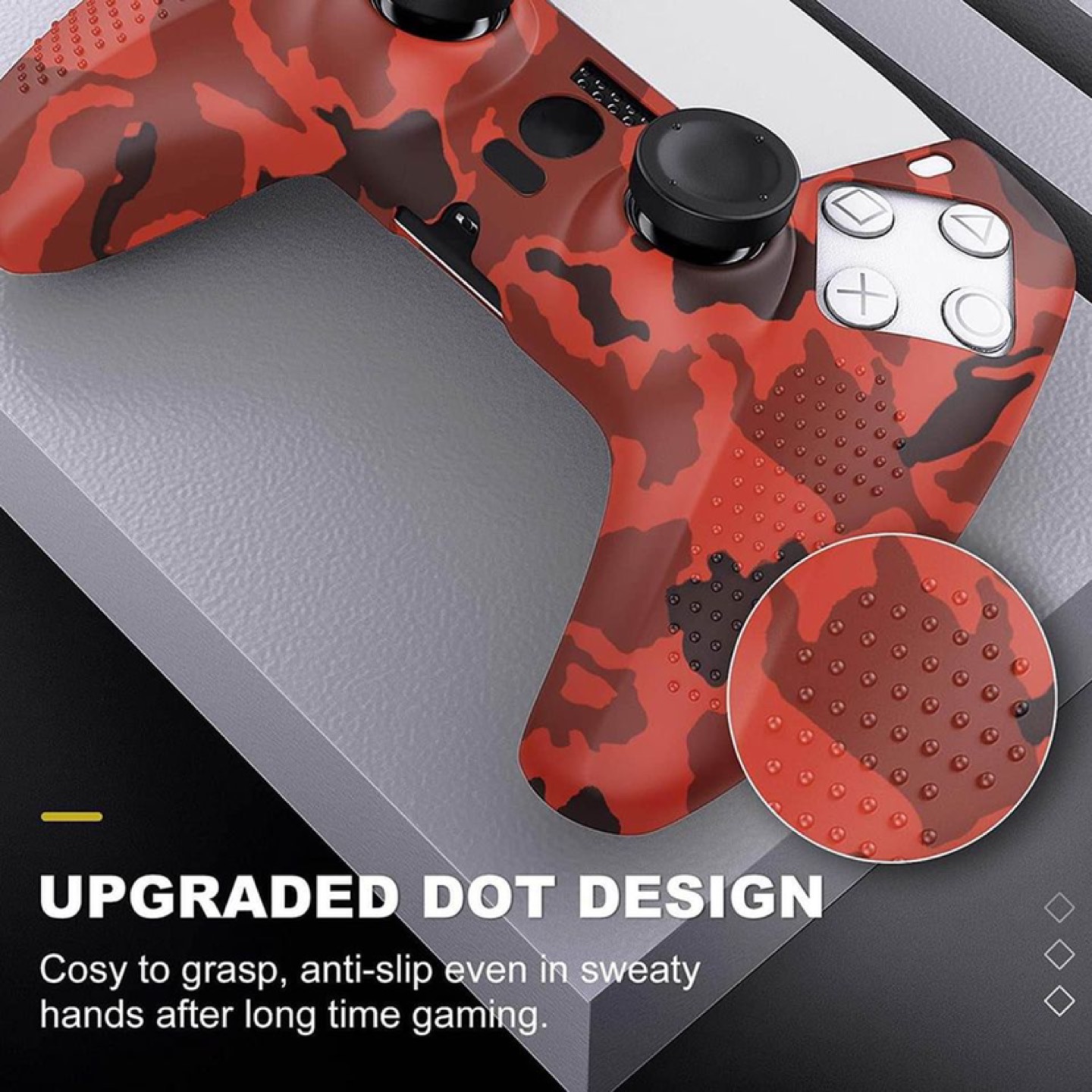 PS5 controller skin - red camo or blue - photo 4
