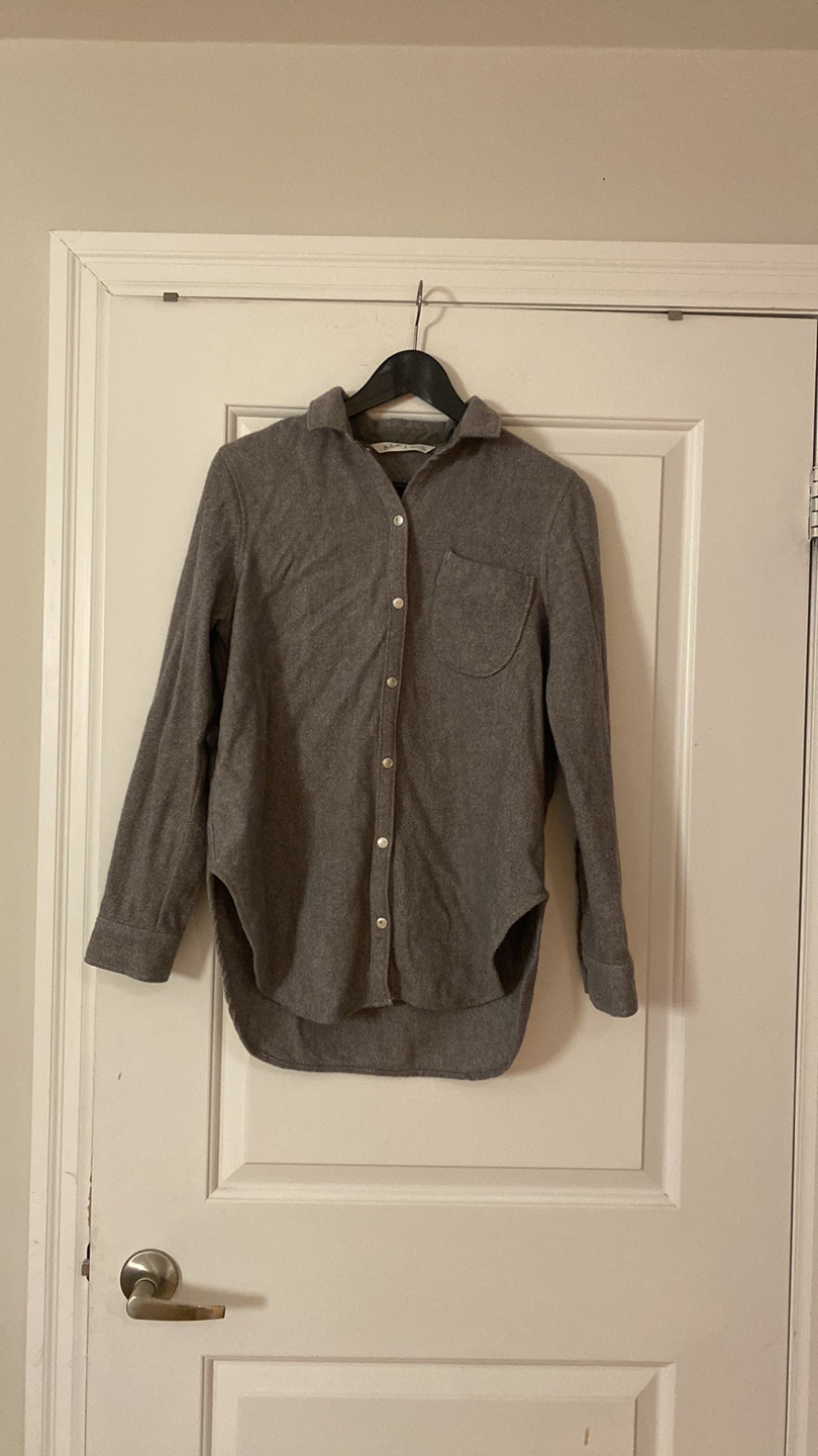 Woolrich button up shirt, 100% wool, size medium