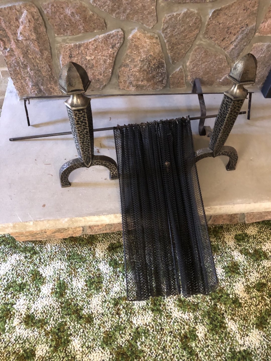 Free vintage mid century fireplace cover - photo 2