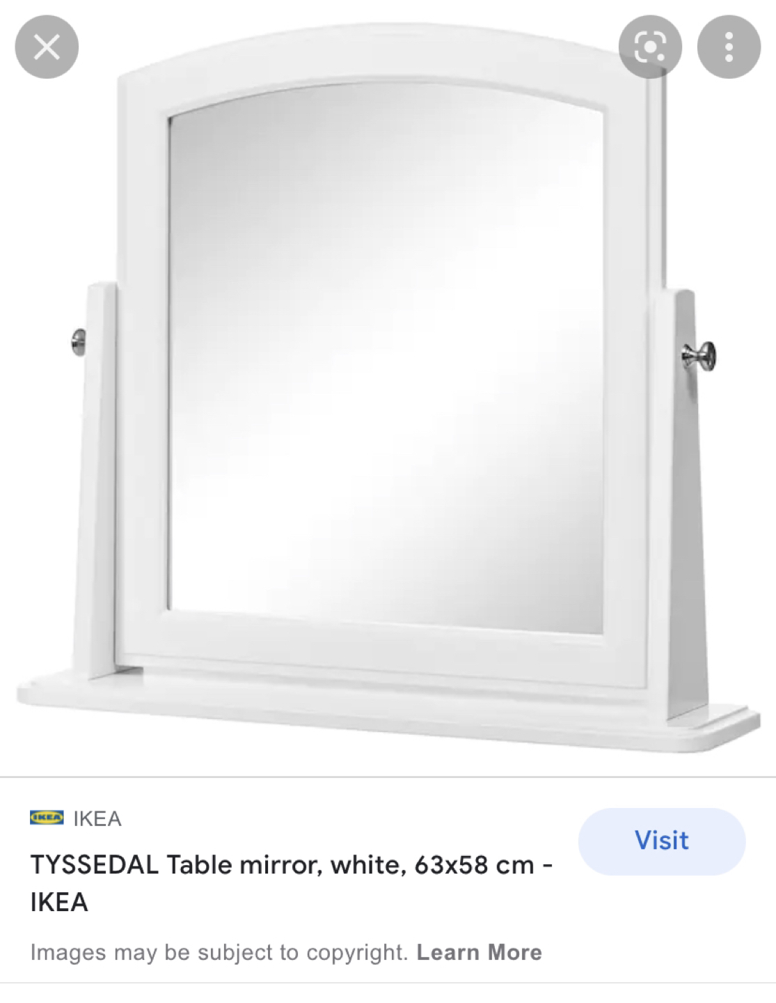 Tyssedal Table Mirror thumbnail