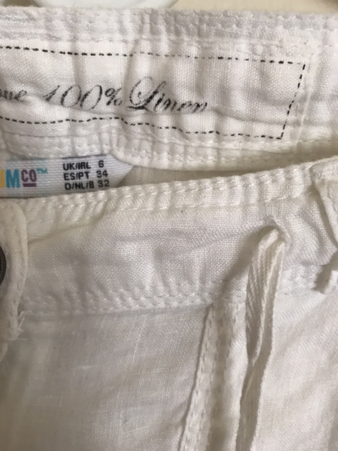 Brand new white linen trouser - photo 3