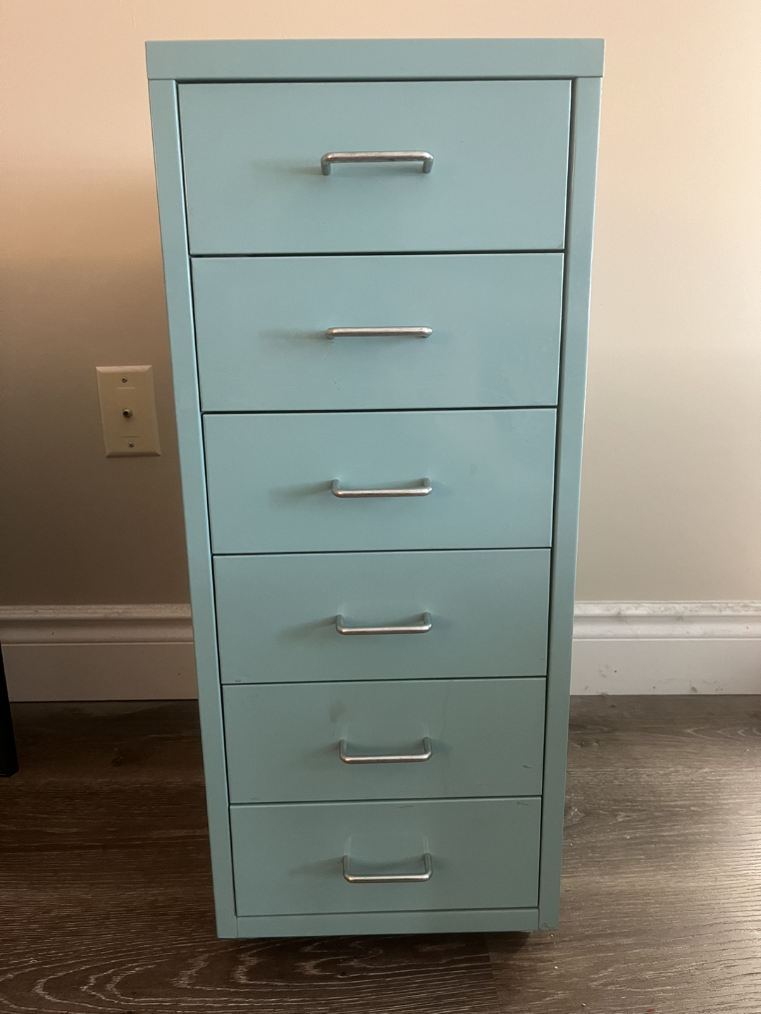 Mint color storage drawer