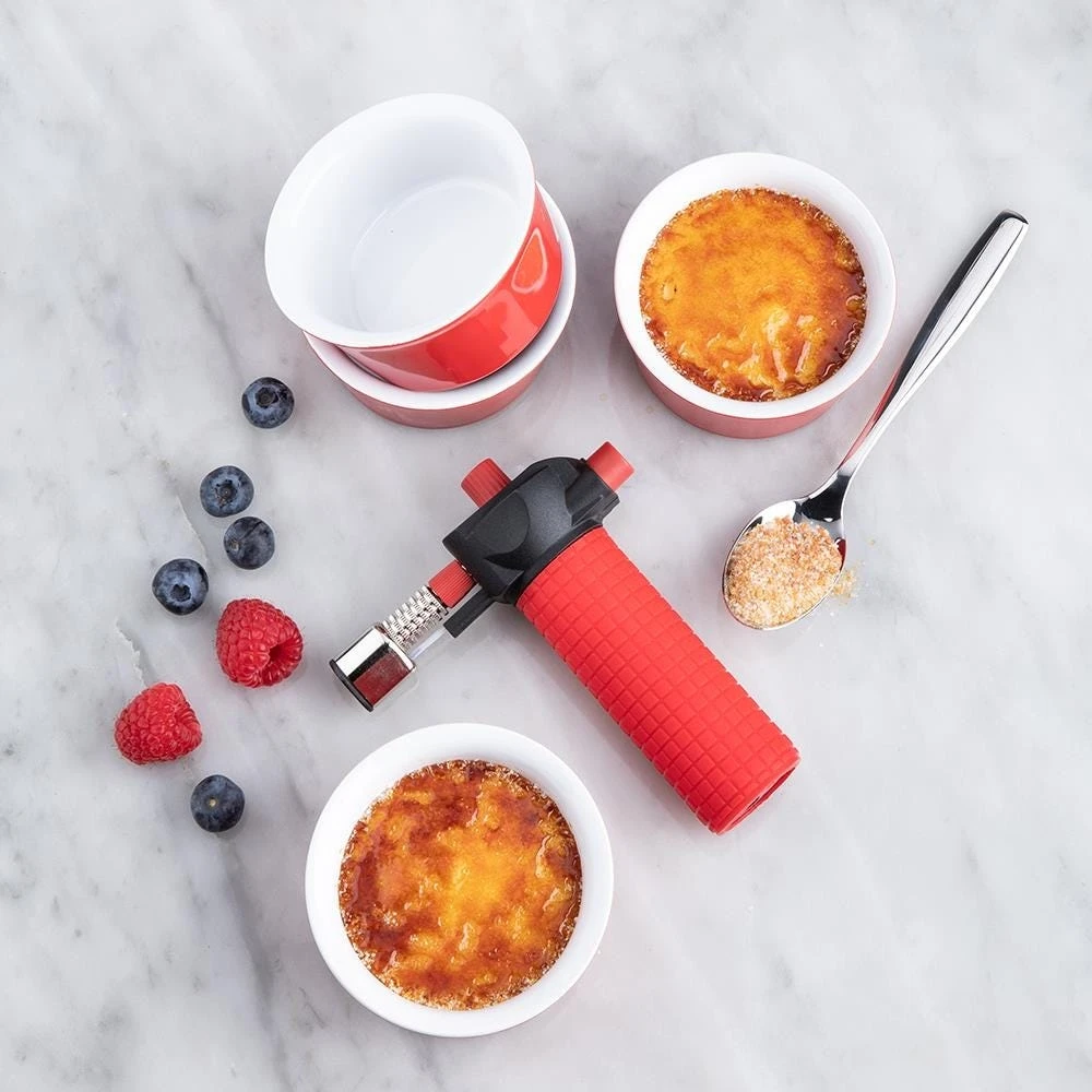 Creme Brulee Torch with Ramekin - Set of 5 (Red) - photo 3