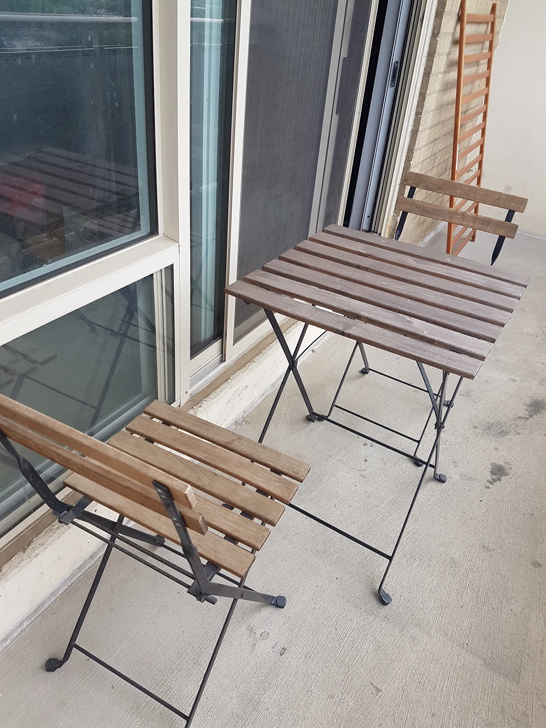 IKEA Tarno Bistro Set Table and 2 Chairs for Patio