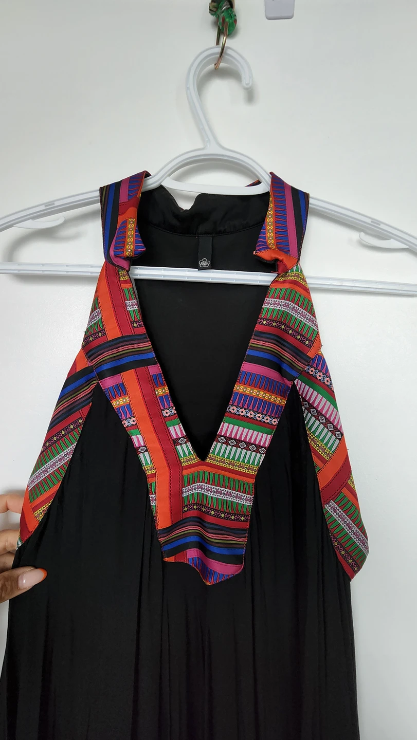 Black flowy dress (M) image indicator(5)