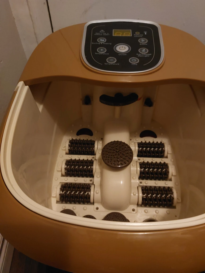 All-in-One Heat Bubble Vibration Foot Spa Massager image indicator(10)