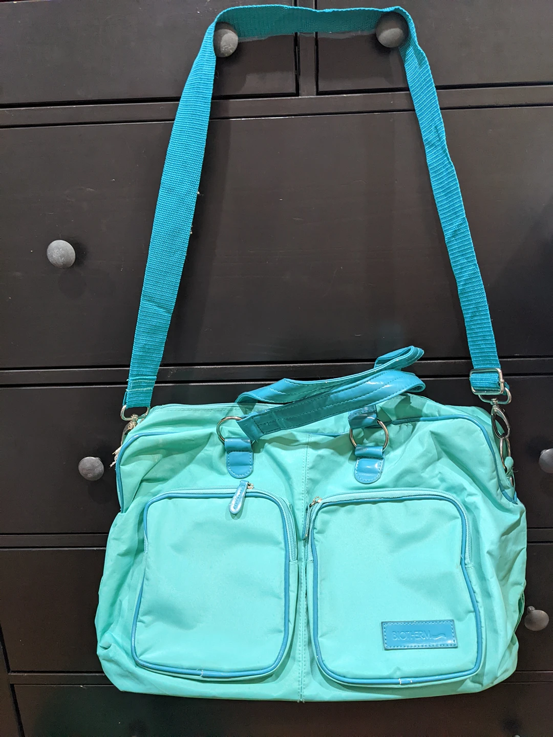 Slightly used Biotherm duffle bag