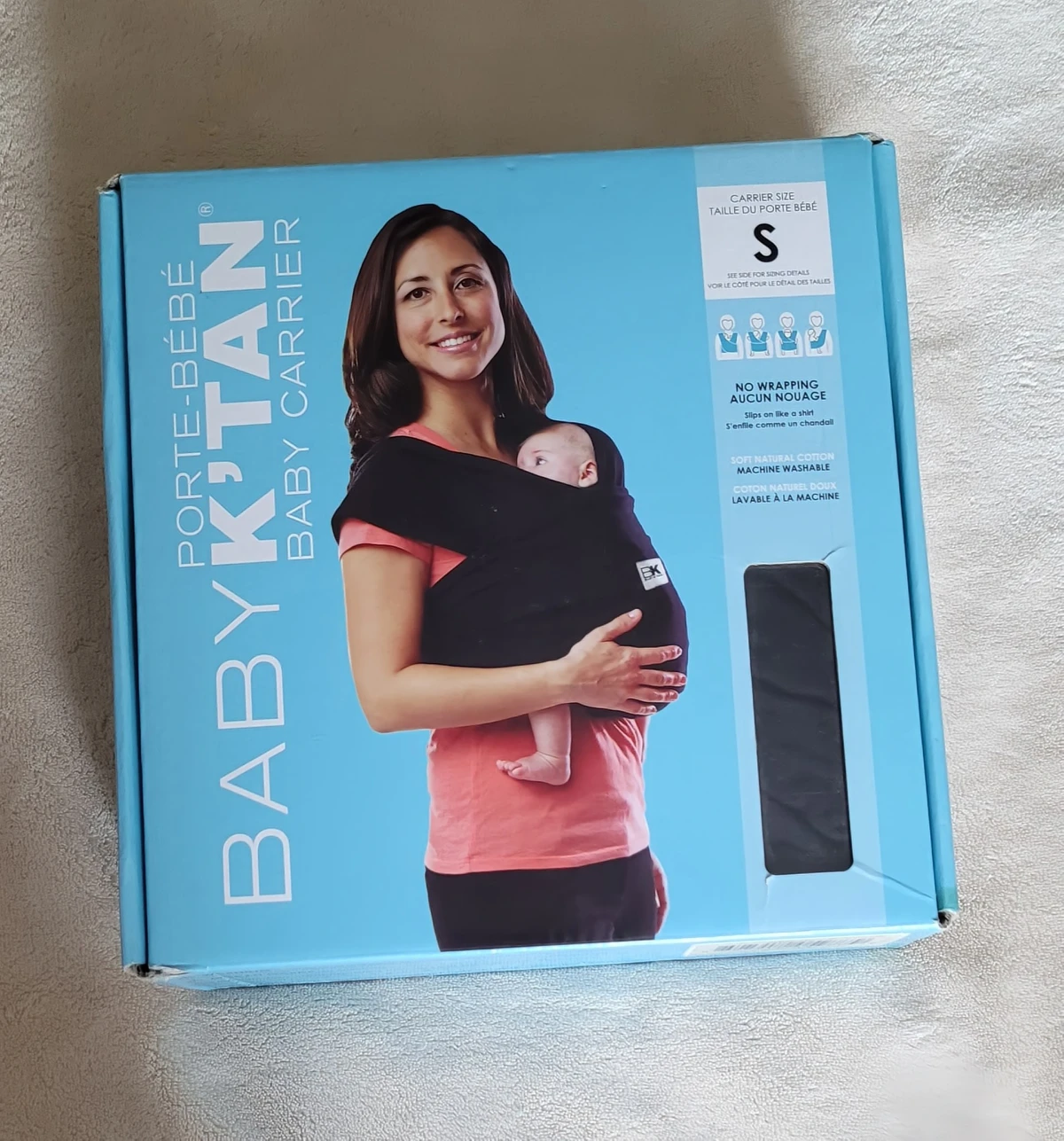 Baby K'Tan_Original Carrier-Black-Small