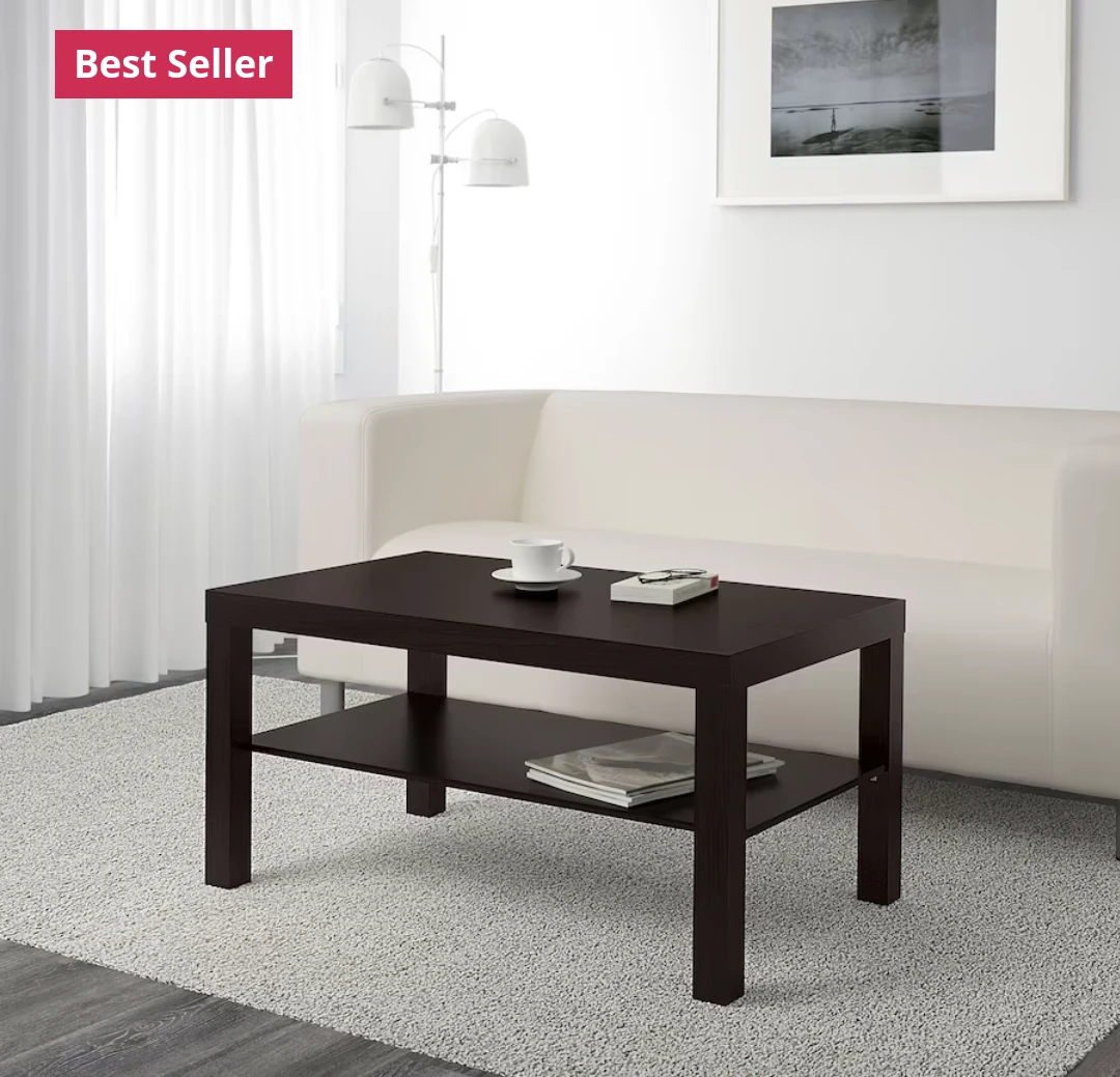IKEA Lack Coffee table black brown - photo 2