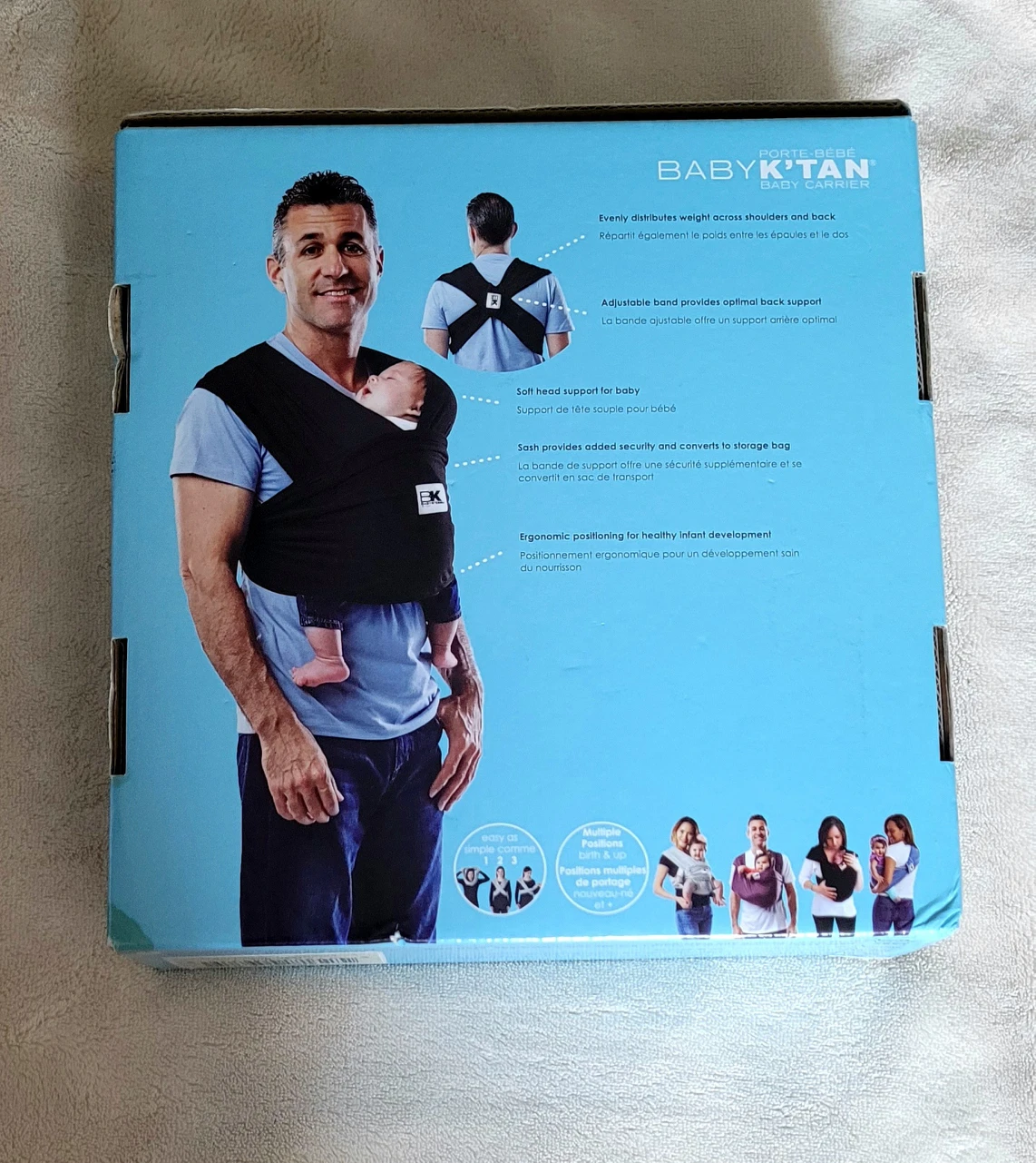 Baby K'Tan_Original Carrier-Black-Small - photo 2