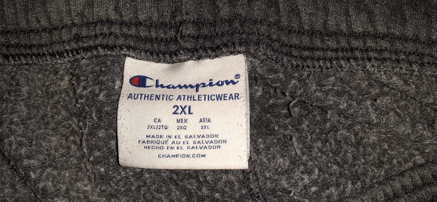 MENS CHAMPION SWEATS SIZE XXL ONLY $8 - photo 2
