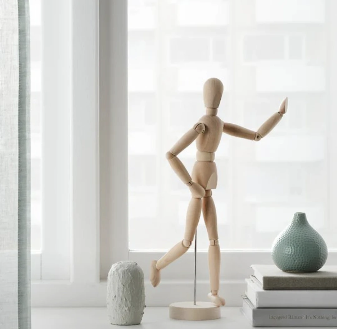 IKEA GESTALTA - Artist’s wood mannequins (2) thumbnail