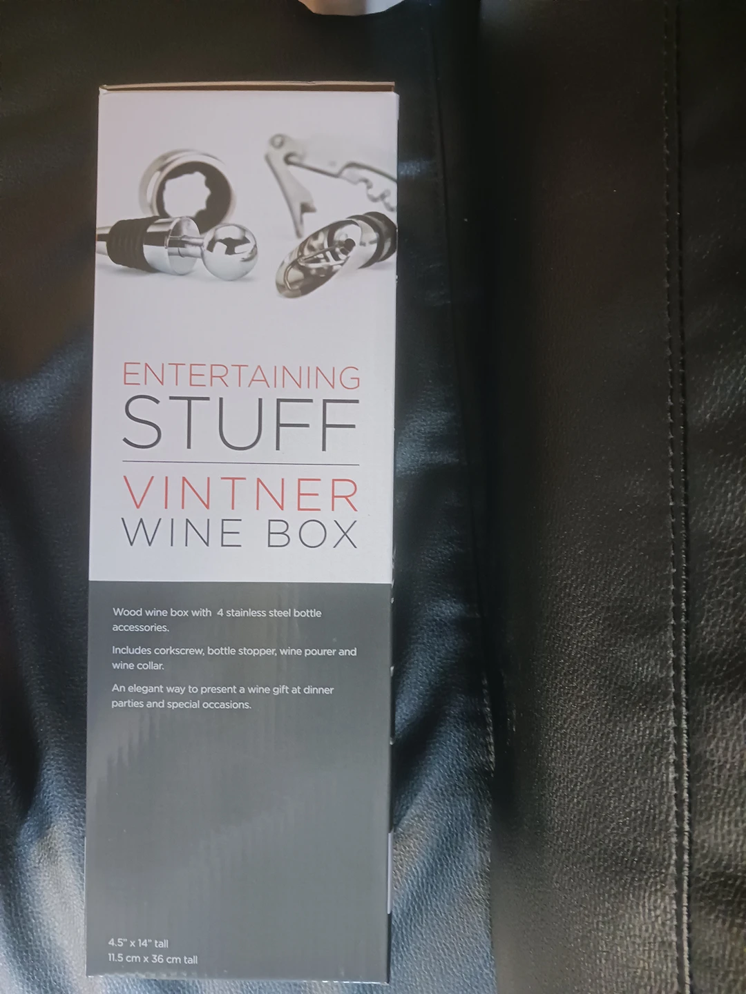 classy Vintner Wine Box + accessories thumbnail
