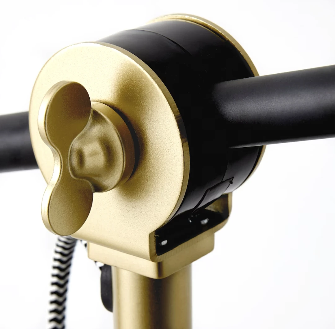 IKEA ranarp desk lamp black and gold - photo 4