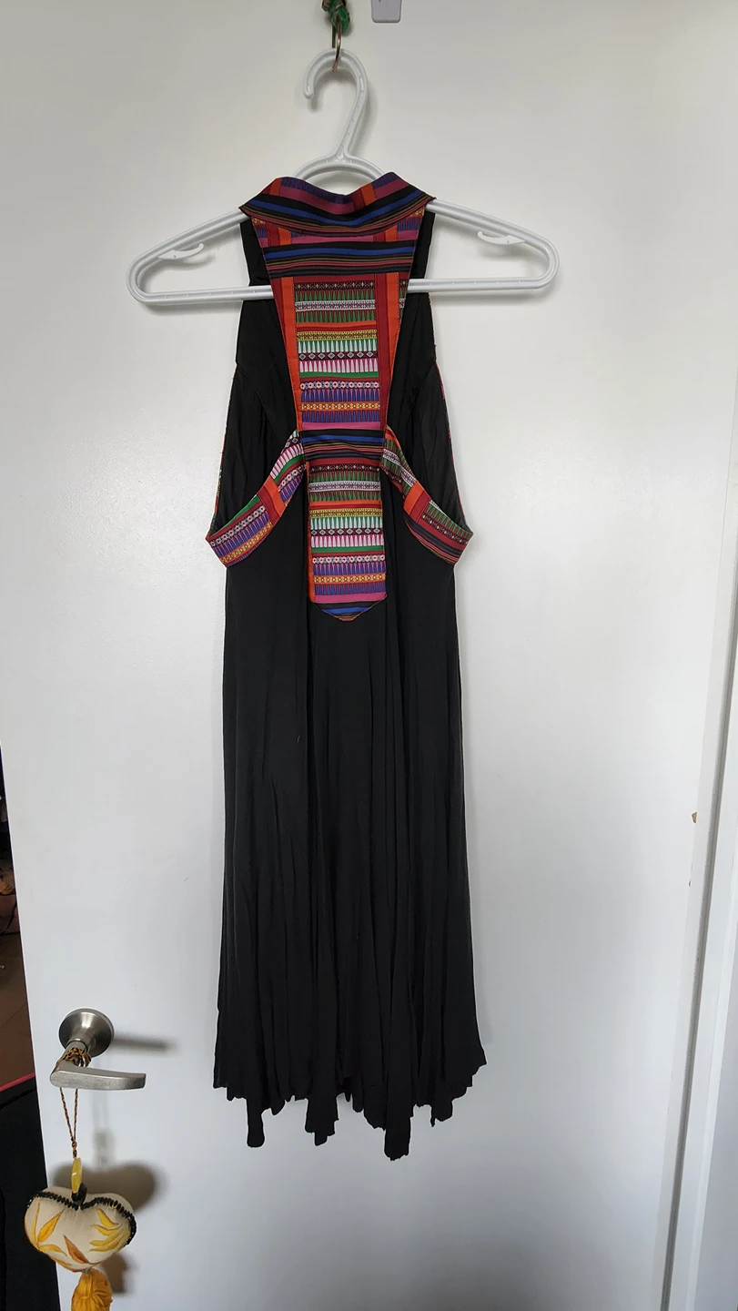 Black flowy dress (M) image indicator(2)