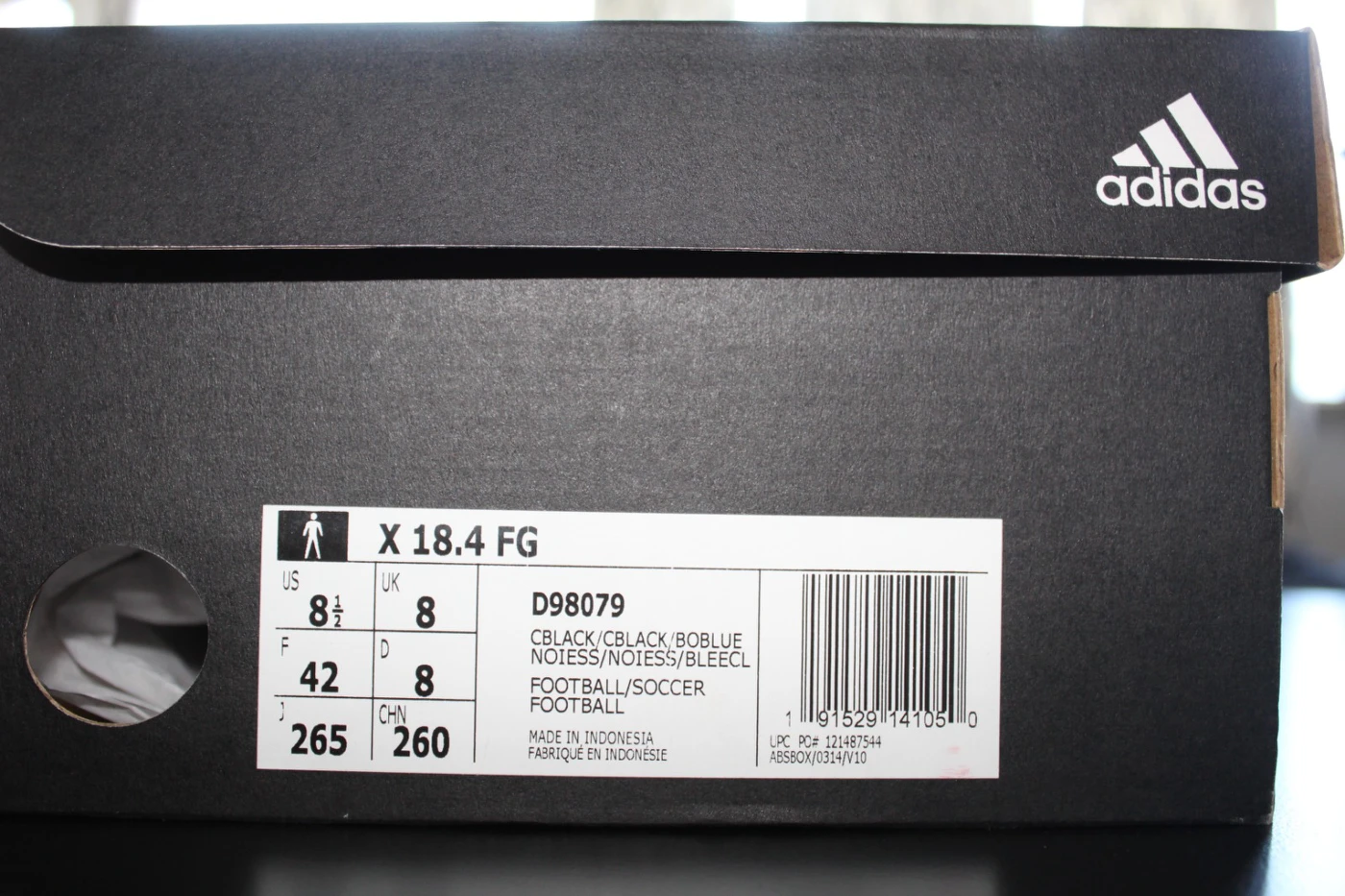8.5 US Size Adidas X18.4 FG Soccer cleats - photo 4